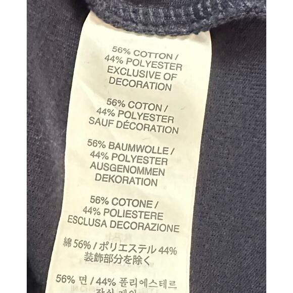 J. Crew Sequin Trim Sweatshirt Navy Blue B7027 Size XS - Picture 13 of 14